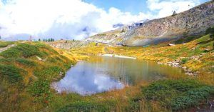 Ruta de Cinco Lagos de Zermatt. Suiza.