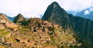 Ruta Inca. Ciudad de Machu Picchu. Perú.