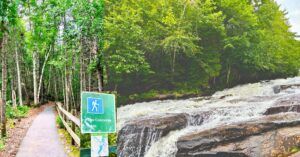 Ruta Les Cascades. Parque Nacional Le Mauricie. Shawinigan. Quebec, Canadá.