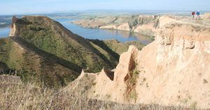 Ruta Senderismo del borde de las Barrancas de Castrejón. Burujón. Toledo, Castilla la Mancha.