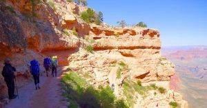 Ruta Sendero South Kaibab Trail, Gran Cañón del Colorado. Arizona, Estados Unidos.