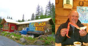 Salmón Bake Restaurant. Alaska, Estados Unidos.