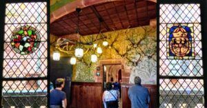 Salones del Castillo de Haut-Koenigsbourg. Alsacia. Francia.