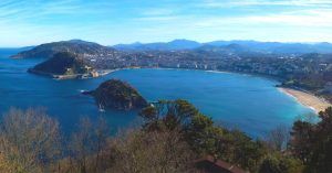 San Sebastián. Playa de la Concha. Guipúzcoa.