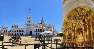 Santuario y Virgen del Rocío. Viaje a Huelva. Andalucía.
