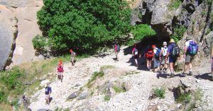Ruta de Senderismo en la Travesía Sierra de Cazorla. Jaén, Andalucía.