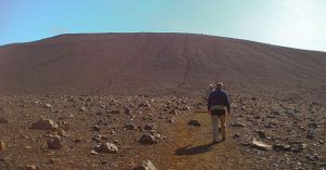 Sendero del Volcán Hverfjall. Lago Mývatn, Norte de Islandia.