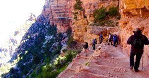 Sendero South Kaibab Trail, Gran Cañón del Colorado. Arizona, Estados Unidos.