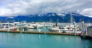Seward Port. Alaska, Estados Unidos.
