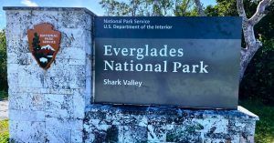 Shark Valley Visitor Center. Road Trip Sur de La Florida, Everglades National Park. Estados Unidos.