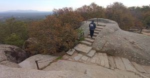 Silla de Felipe II. Mirador de El Escorial. Madrid.