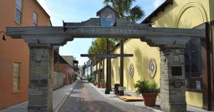 St. Augustine. Calle Avilés. Florida, Estados Unidos.