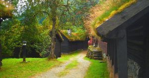 Stalheim Flolke Museum en Noruega.