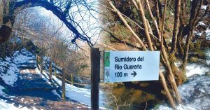 Sumidero del Río Guareña. Las Merindades, Burgos.