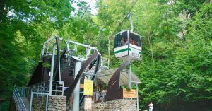 Teleférico del Karst de Moravia. República Checa.