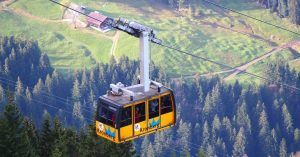 Teleférico Kronberg Luftseilbahn. Suiza.