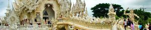 Templo Blanco. Chian Rai, Tailandia.