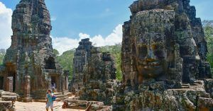 Templo de Bayón, el Templo de las Caras. Siem Reap. Camboya.