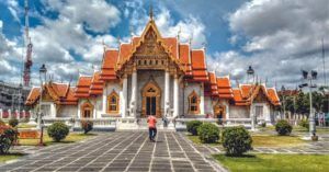 Templo de Mármol. Bangkok, Tailandia.