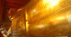 Templo del Buda Reclinado. What Pho. Bangkok, Tailandia.