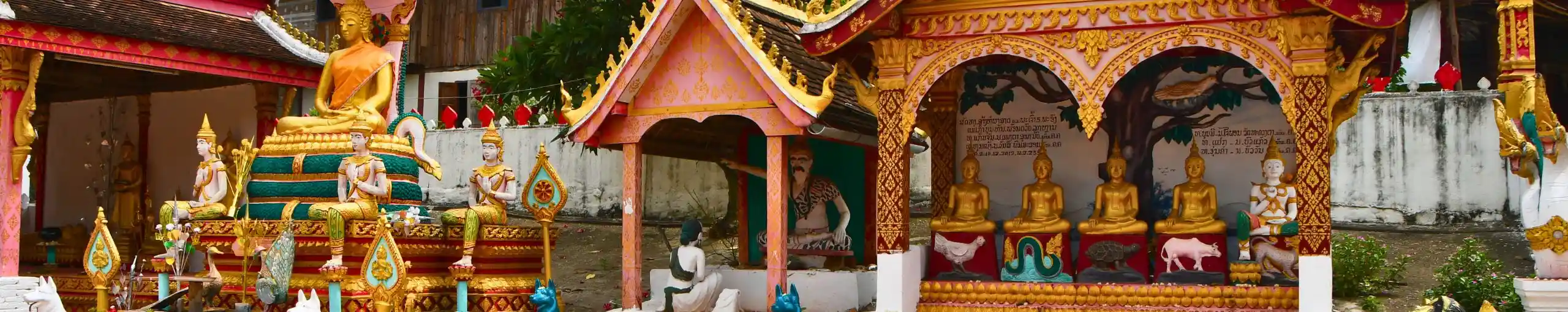 Templos Budistas de Luang Prabang en Laos.