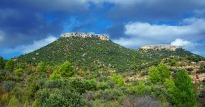 Tetas de Viana desde Viana de Mondéjar. Guadalajara. Castilla la Mancha.