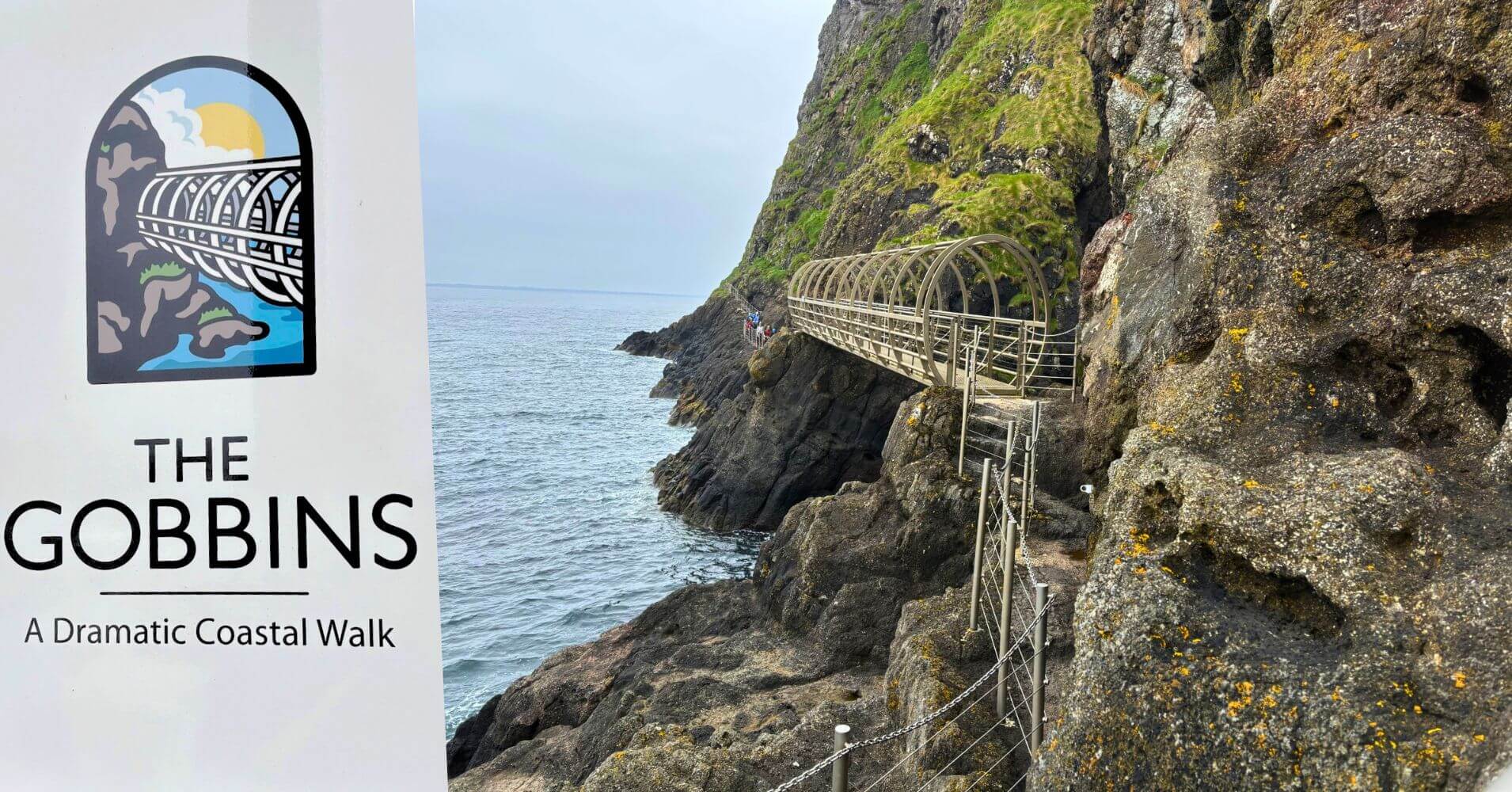 The Gobbins Cliff Path Irlanda del Norte.