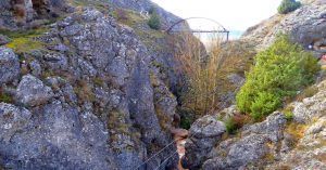 Tirolina Ferrata de Pasarela de Espeja de San Marcelino. Soria, Castilla y León.