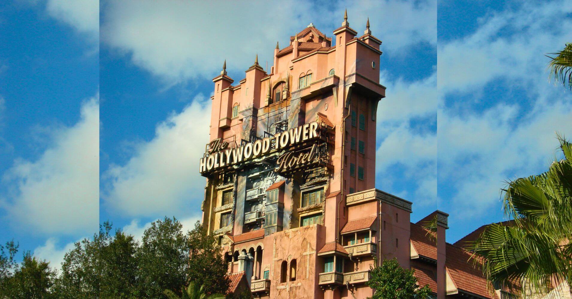 Torre del Terror. Hollywood Studios. Orlando, Florida, Estados Unidos.