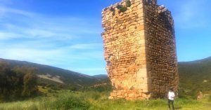 Torre del Yacimiento Arqueológico de Malamoneda. Hontanar, Toledo. Castilla La Mancha.