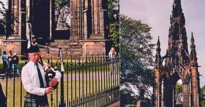 Torre Neogótica dedicada a Sir Walter Scott, Edimburgo. Escocia.