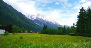 Tour del Mont Blanc. Suiza, Francia, Italia. Cordillera de los Alpes.