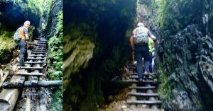 Tramos Estrechos del Cañón Suchá Belá, Parque Nacional Paraíso Eslovaco. Eslovaquia.