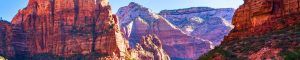 Trekking Angels Landind. Zion National Park, Utah. Estados Unidos.