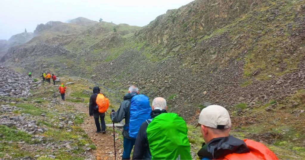 Trekking de la Senda de Camille en la Cordillera de los Pirineos.