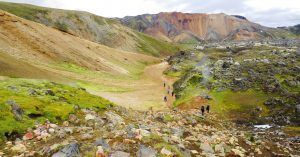 Trekking en Landmannalaugar Tierras Altas de Islandia.