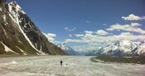 Trekking Glaciar Biafo Hisper en el Valle de Baltistán. Askole, Hisper Nagar, Cordillera Karakorum. Skardú, Pakistán.