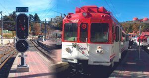 Tren de la Naturaleza. Estación de Cercedilla. Madrid.