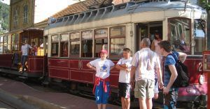 Tren de Soller. Isla de Palma de Mallorca. Islas baleares.