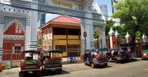 Tuk Tuk en Bangkok. Tailandia.