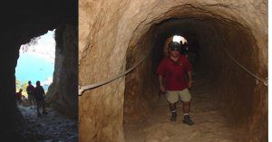Túnel subida al Peñón de Ifach. Calpe, Alicante. Comunidad Valenciana.