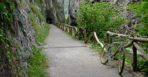 Túneles de Peñas Juntas. Vía Verde Senda del Oso. Teverga. Asturias.