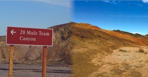 Twenty Mule Team Canyon. Parque Nacional del Valle de La Muerte. California, Estados Unidos.