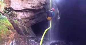 Último Rapel Barranco de la Folfoguera. Vegacervera, León. Castilla y León.