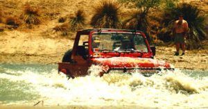 Vadeo rio de Suzuki.