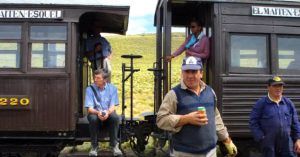 Vagones de La Trochita. Viejo Expreso Patagónico. Chubut, Argentina.