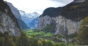 Valle de Lauterbrunnen. Interlaken, Suiza.