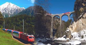 Valles y Viaductos del Glacier Express, Suiza.