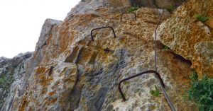 Vía Ferrata del Camorro Bajo o Escaleruela. Antequera, Málaga.