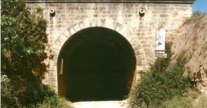 Vía Verde Val de Zafán. Túnel de Valdealgorfa. Teruel. Aragón.